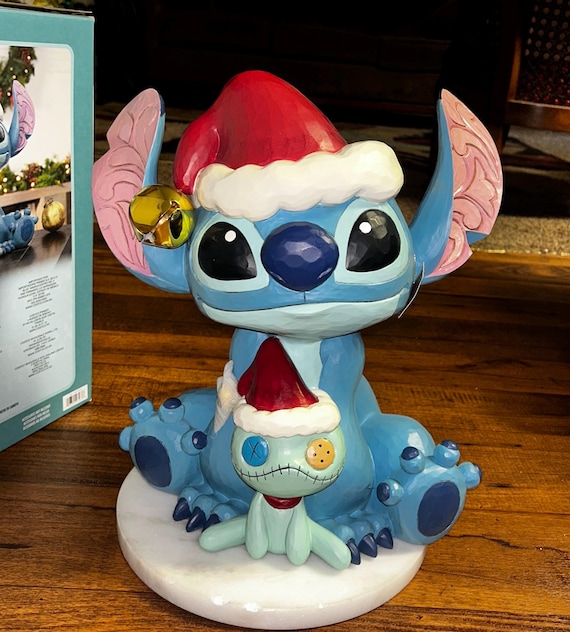 Jim Shore ~ Disney ~ Holiday Christmas ~ Blue Stitch & Scrump