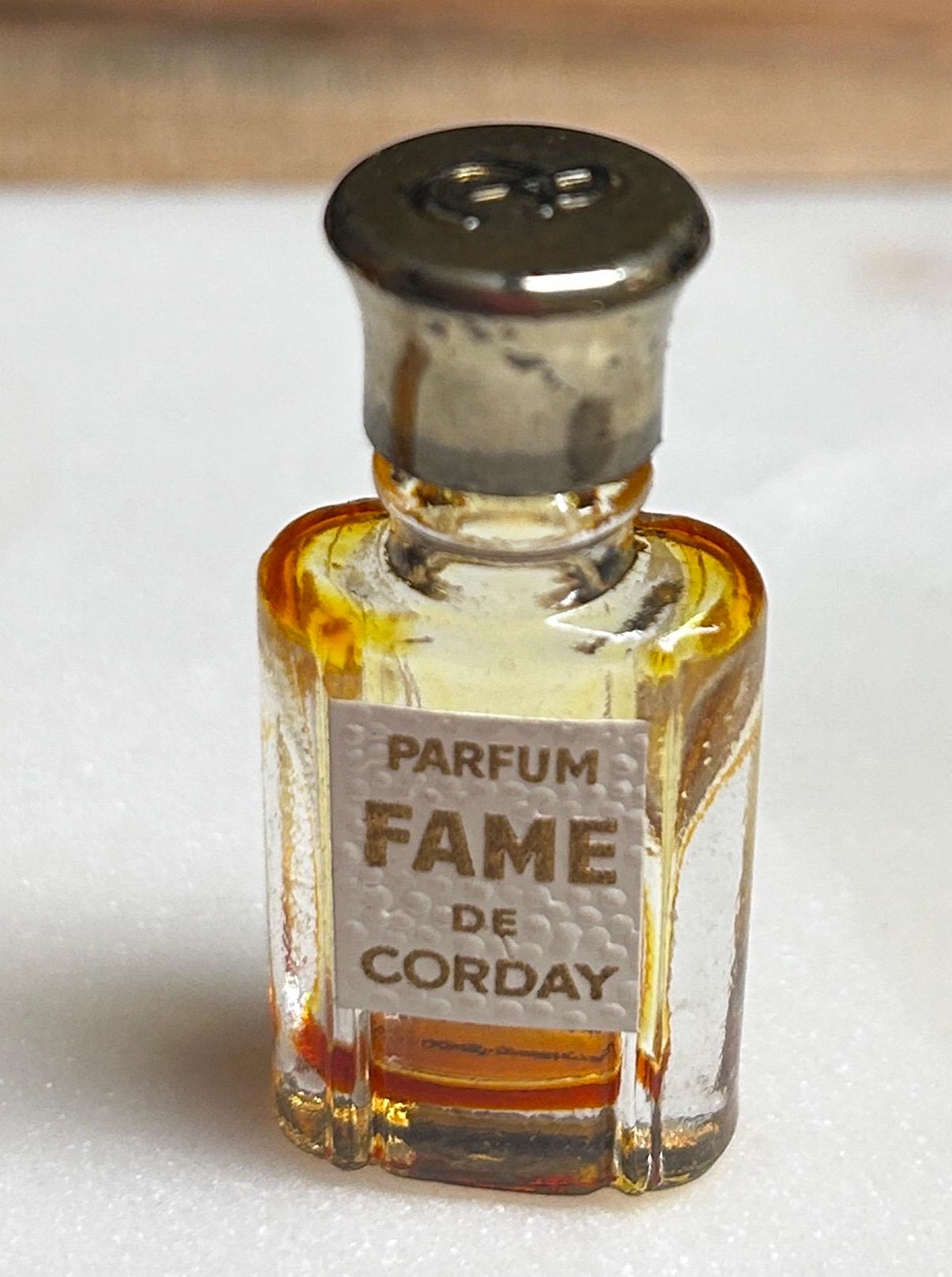 Fame De Corday Parfum ~ Vintage ~ 1/2 Oz. (100% Full) Splash W