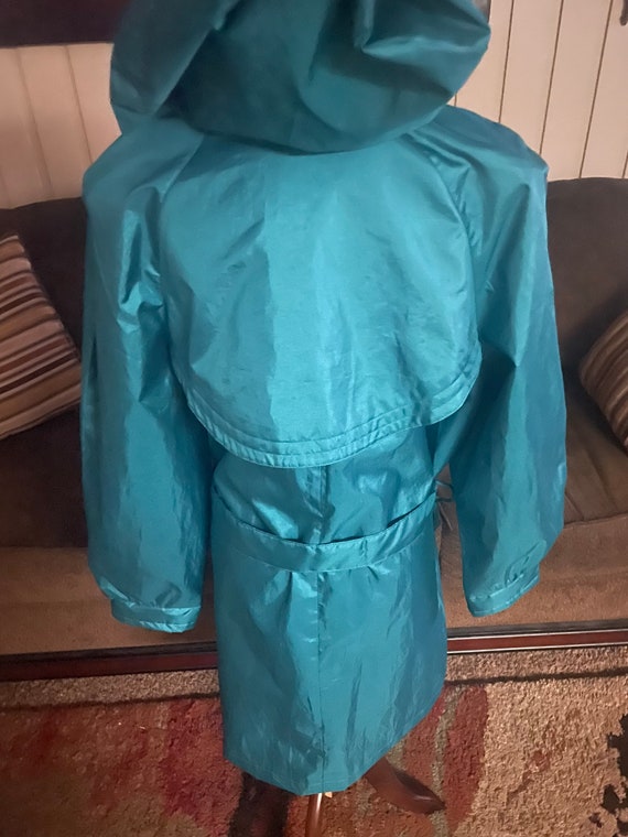Wippette Rainsport~ Women Size 16 Turquoise Jacket - image 8