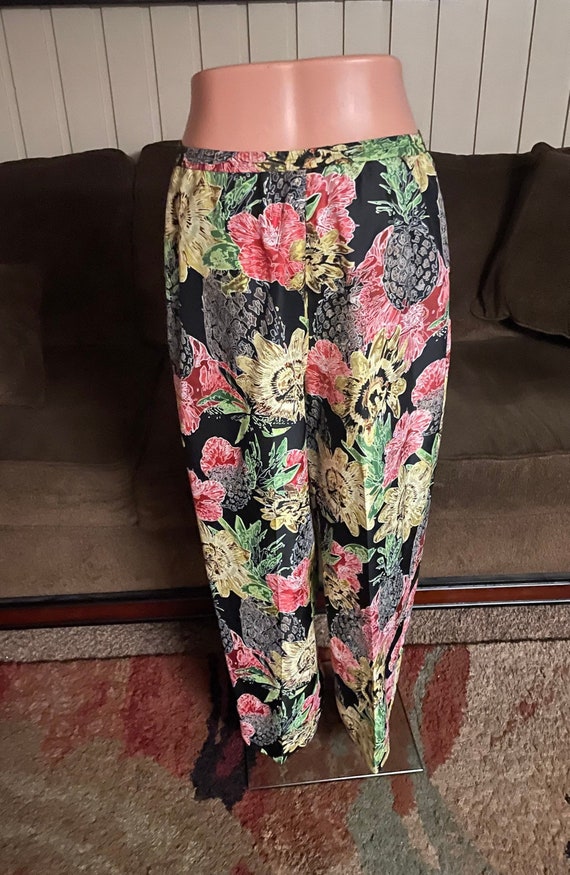 Silk Collection by Harve Benard Pants Size 10 100 Silk Etsy