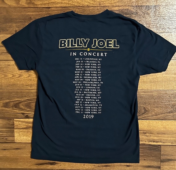 Billy Joel • In Concert • T-Shirts • Blue • Size … - image 5