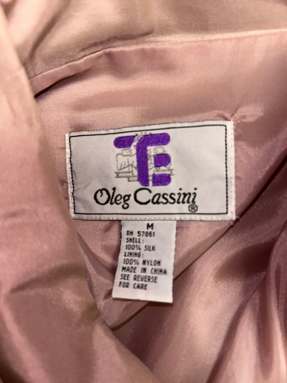 Oleg Cassini~Vintage (1980’s) Size Medium Purple … - image 3