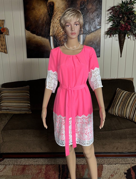 New W/Tags~”Gianni Bini” Size Small Pink Dress - image 2