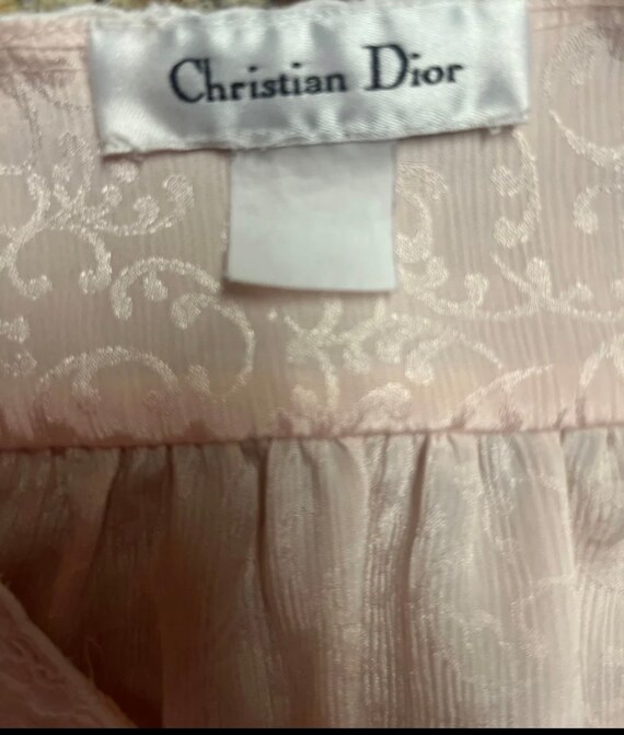 Christian Dior • Vintage • Size Medium • Pink • E… - image 6