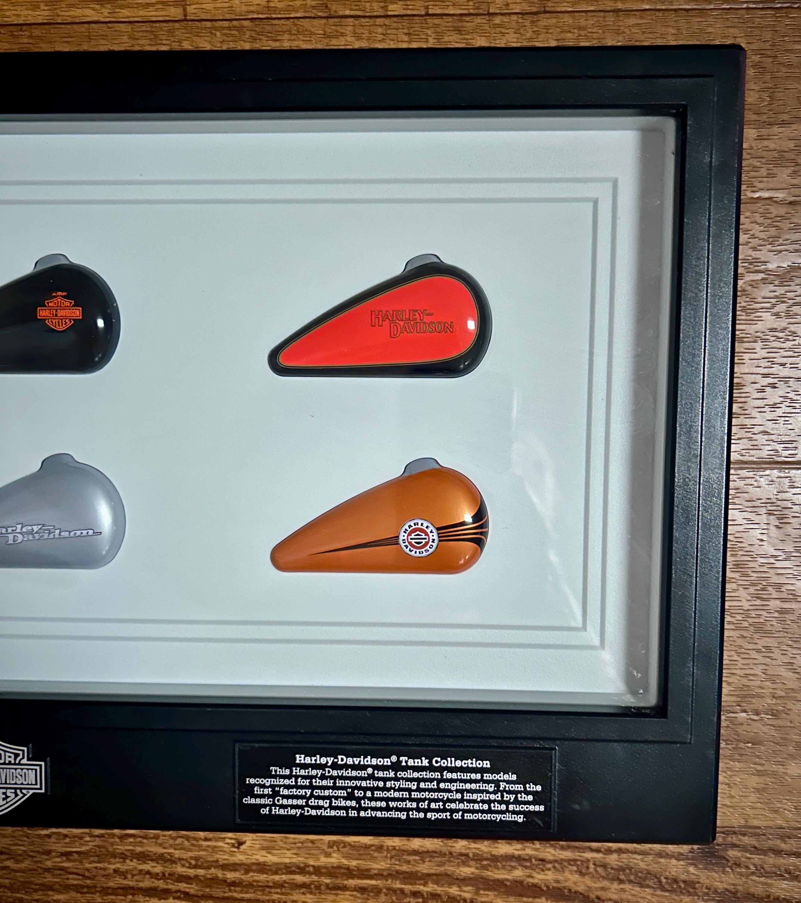 Harley Davidson ~ 6 Mini Gas Tanks Collectible Set From