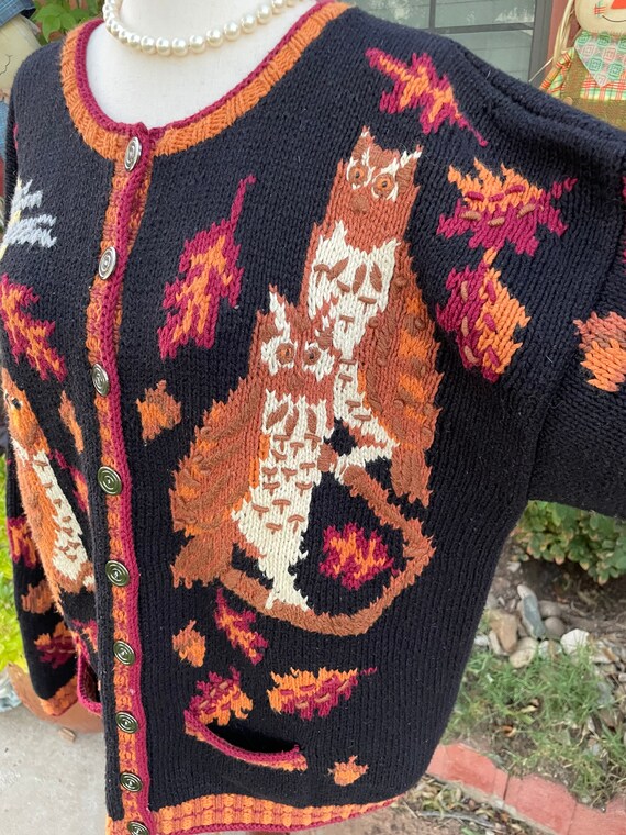 Cardigan Bay Hand Knitted Sweater 2X Gem