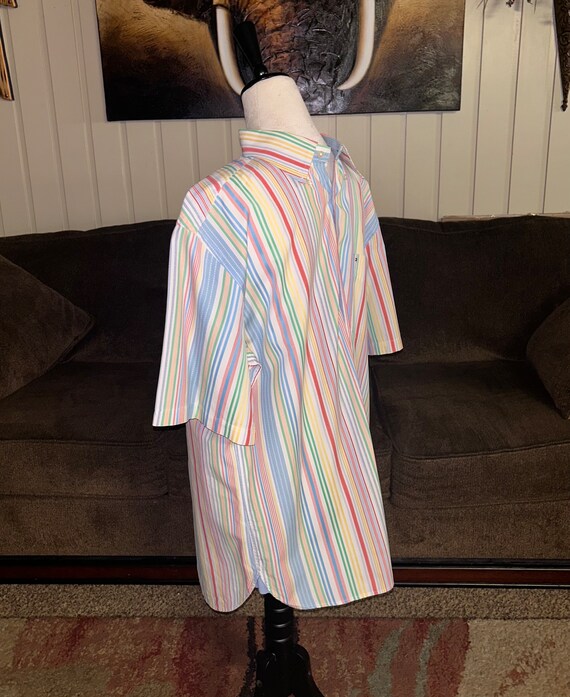 Tommy Hilfiger~ Size Large Multi~Colors Striped S… - image 6