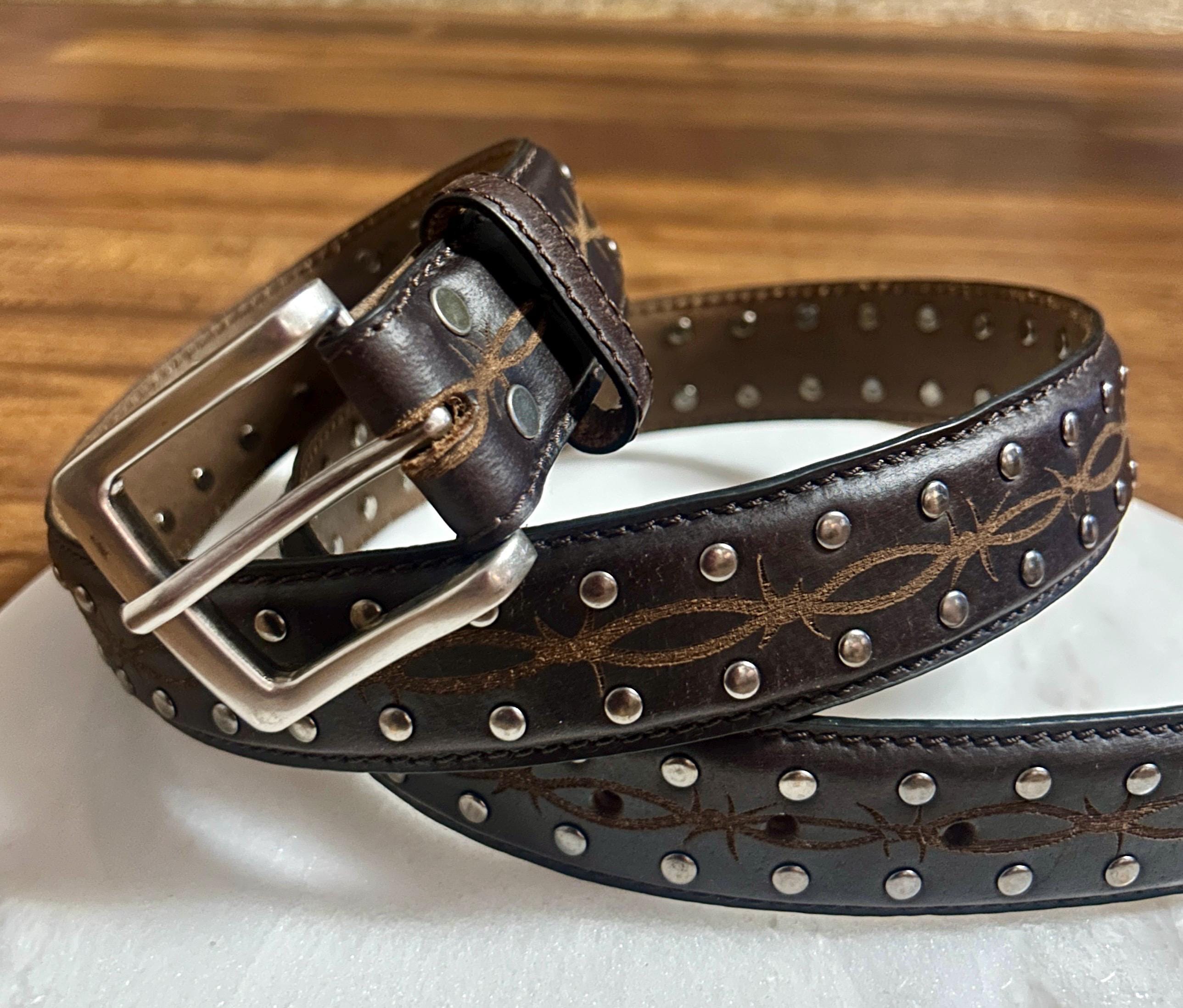 Moon Shine by Brad Paisley ~ Men's Size 36 ~ Silver Studded W