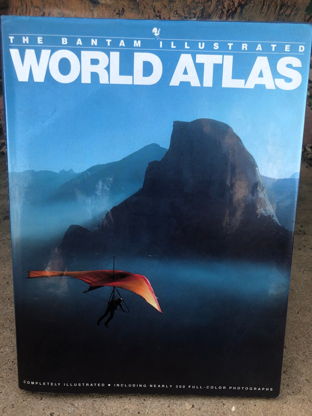 The Bantam Illustrated World Atlas • 1989 • Hardcover W/ Dust Jacket ...