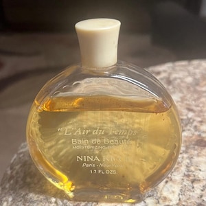 L’ Air Du Temps by Nina Ricca Bath Oil • Vintage • 1.7 Fl. Oz.