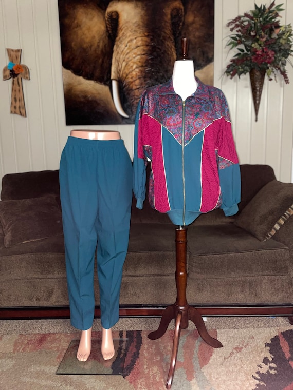 Silver Thread ~ Vintage ~ Retro ~ Women Size Medi… - image 1