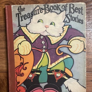 The Treasure Book Of Best Stories • 42 Famous Children’s Stories • 1933 • Edited by Althea L. Clinton • HC Book