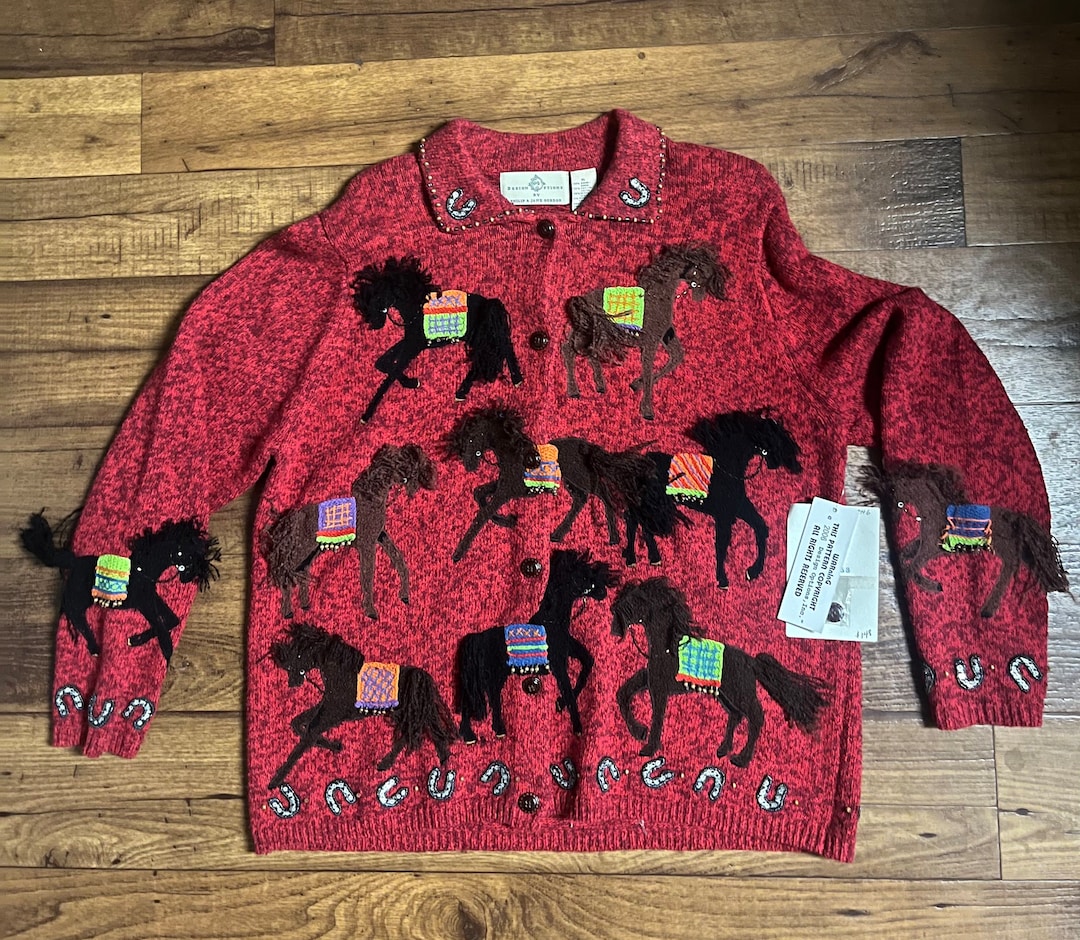 Designs Options • by Philip & Jane Gordon • Red/ Brown • Horses