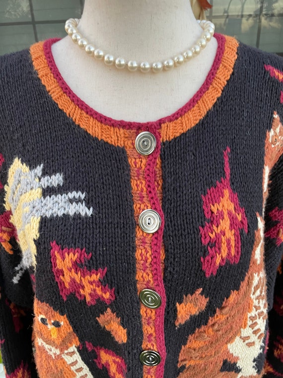 Cardigan Bay Hand Knitted Sweater 2X Gem