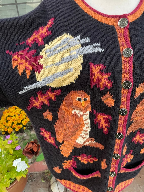 Cardigan Bay Hand Knitted Sweater 2X Gem