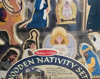 Melissa and doug nativity set 2025