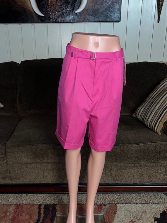 Chic Pink Mom Shorts~ Size 14 (Vtg- New W/Tags
