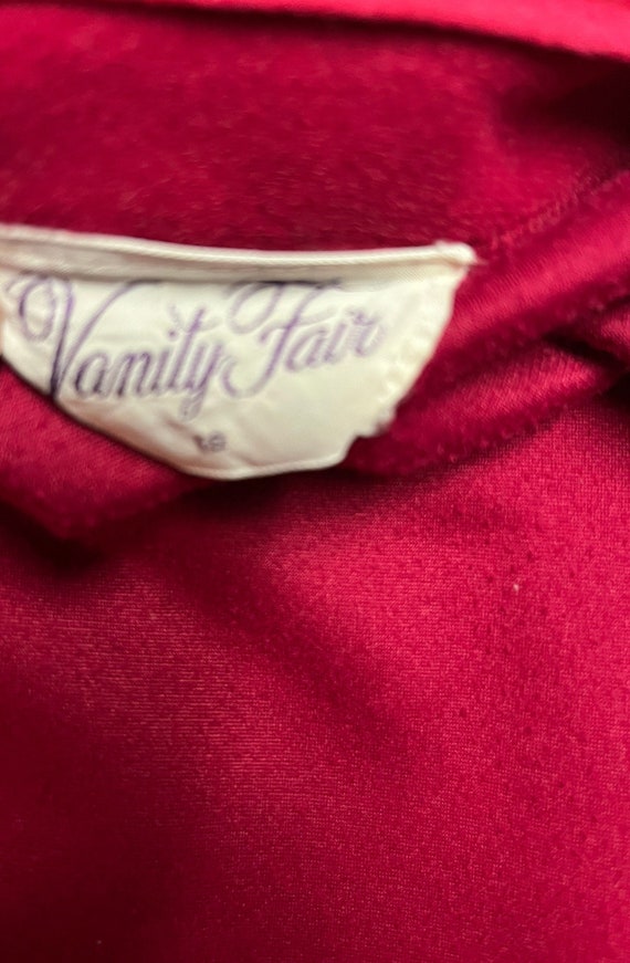 Vtg (1960’s) “Vanity Fair” Size 10 Pink Robe - image 10