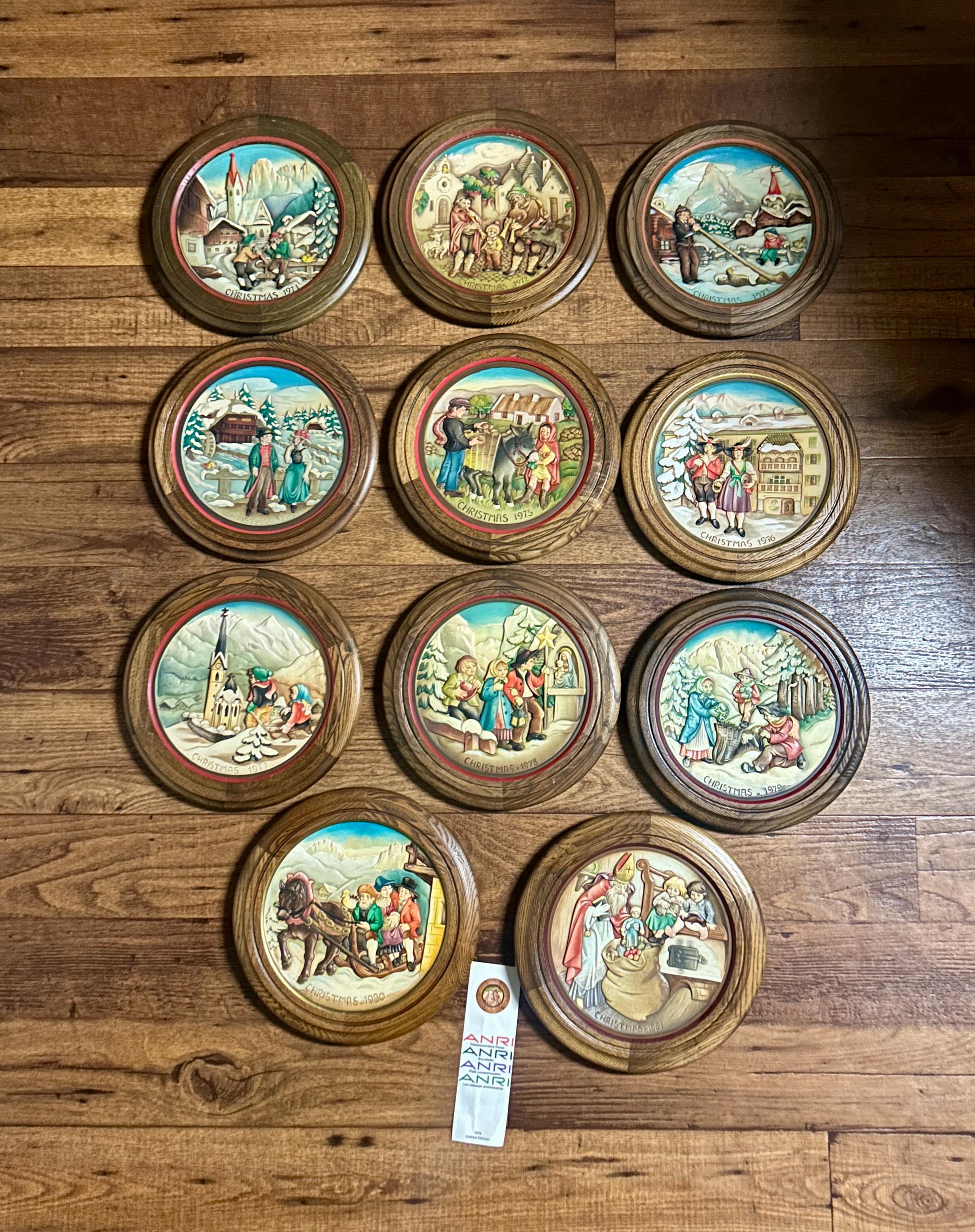 Anri Christmas Plate - Etsy