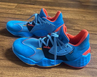 Adidas Harden Vol. 4 GCA OKC Thunder Basketball Blue Men's 10