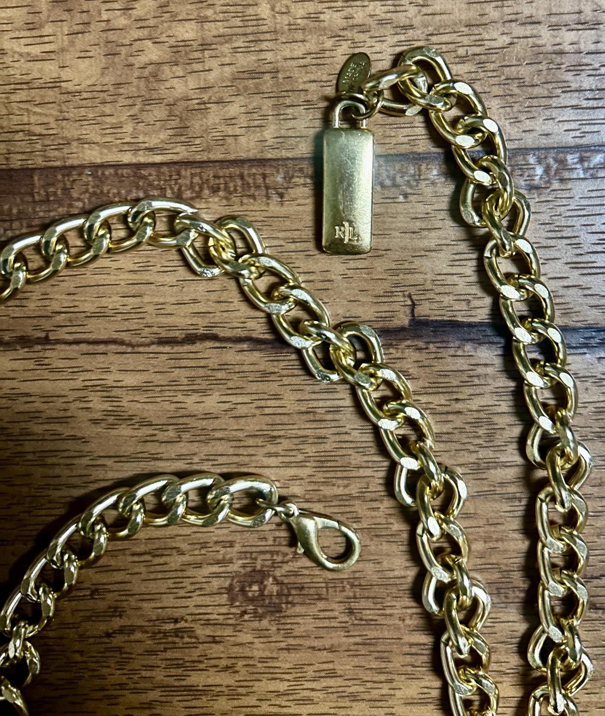 Lauren Ralph Lauren • Vintage • Gold Tone • Medium (waist  display picture 3