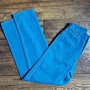 Wrangler ~ Vintage (1980’s) ~ Made in USA ~ Western ~ Cowgirl ~ Turquoise ~ Size 9 (28/34) ~ Bootcut ~ High Rise ~ Jeans Bild 12