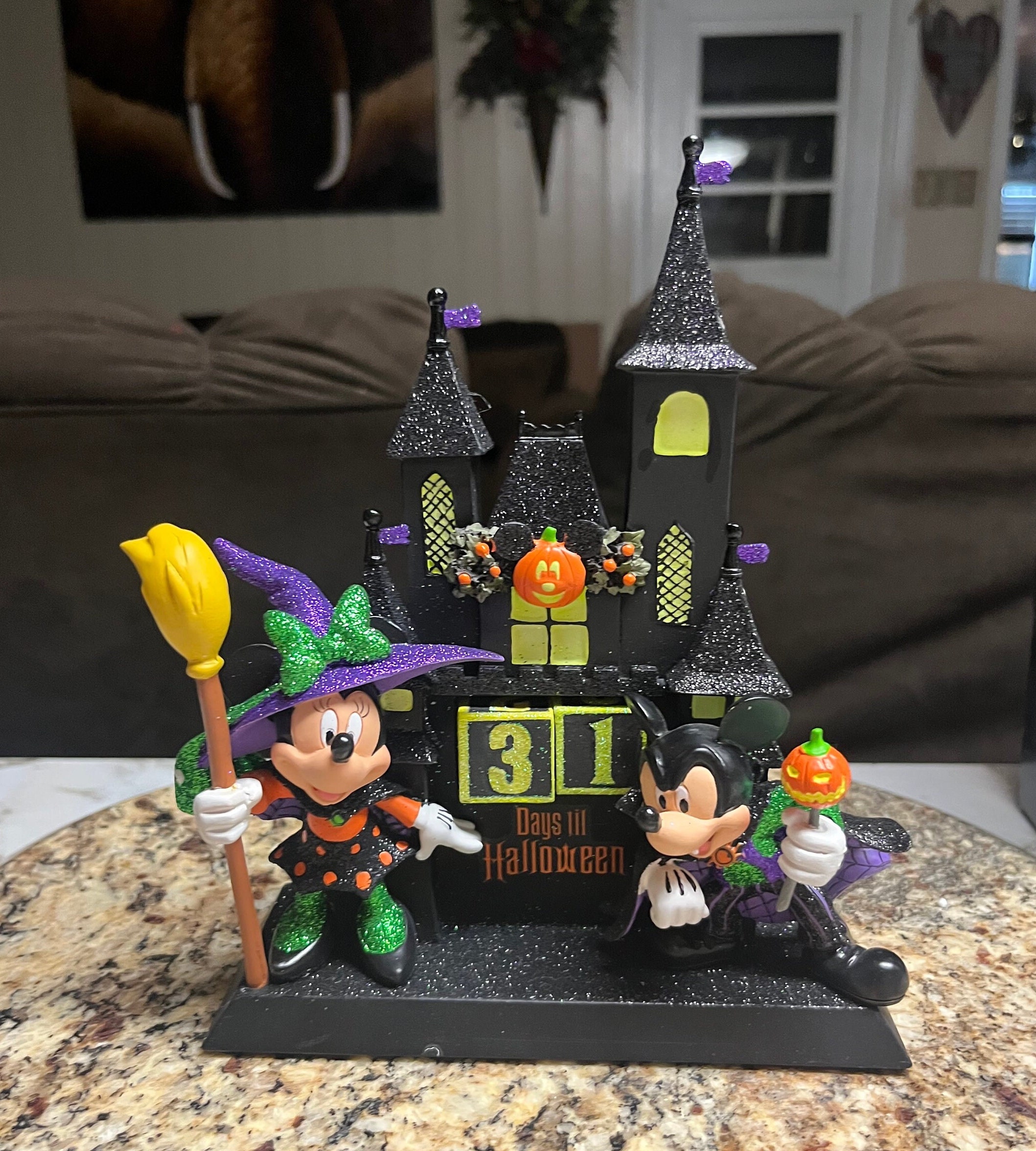 Disney Parks Halloween Countdown Calendar W/ Dracula Mickey