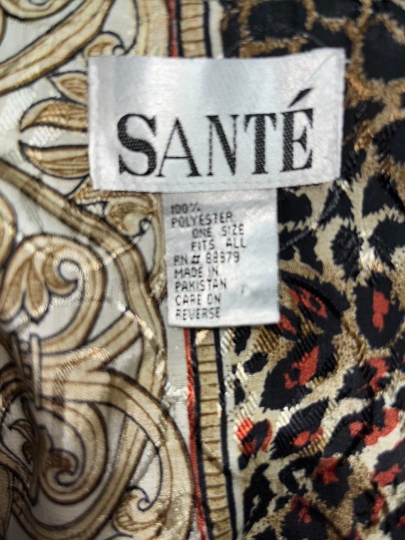 Vintage “Sante” Boho Safari Gold Nightgown~One Si… - image 8