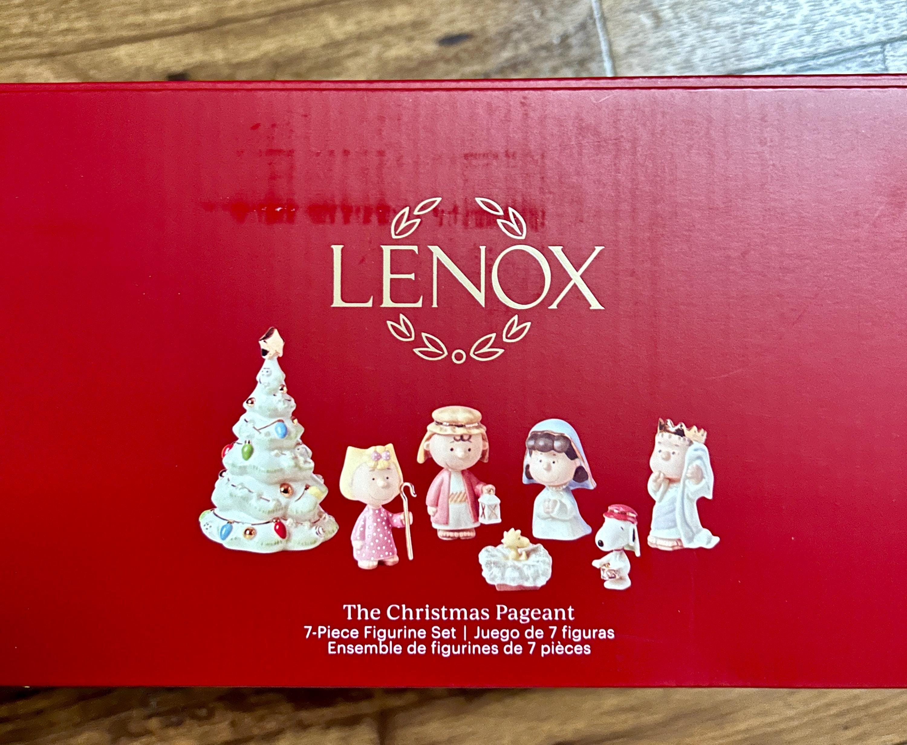 Lenox (peanuts) ~ Porcelain Multi-colors 7-piece Christmas Pageant