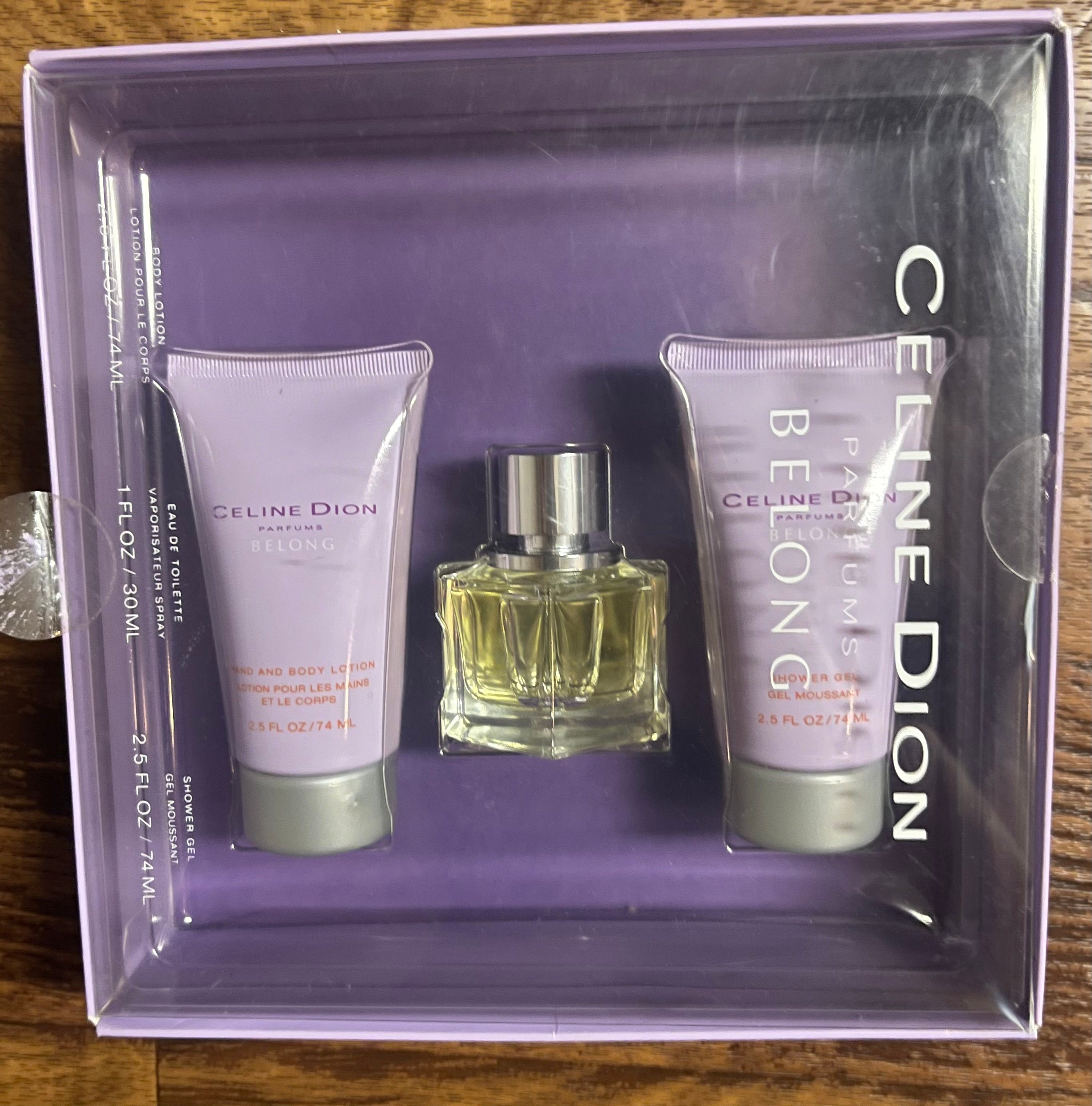 Lotion Celine Dion Sensational Perfume Gift Set Deodorant Spray