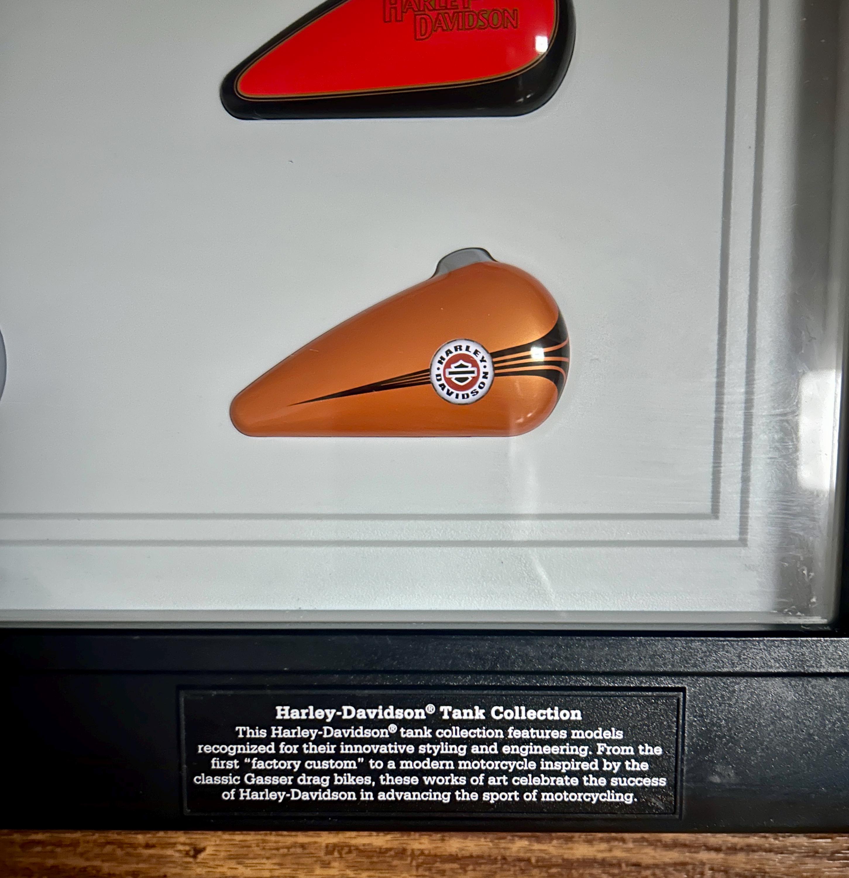 Harley Davidson ~ 6 Mini Gas Tanks Collectible Set From 