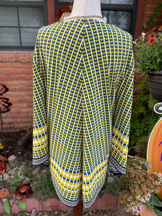 Chico’s • Size Large • Boho • Blouse • Yellow/ Bl… - image 2