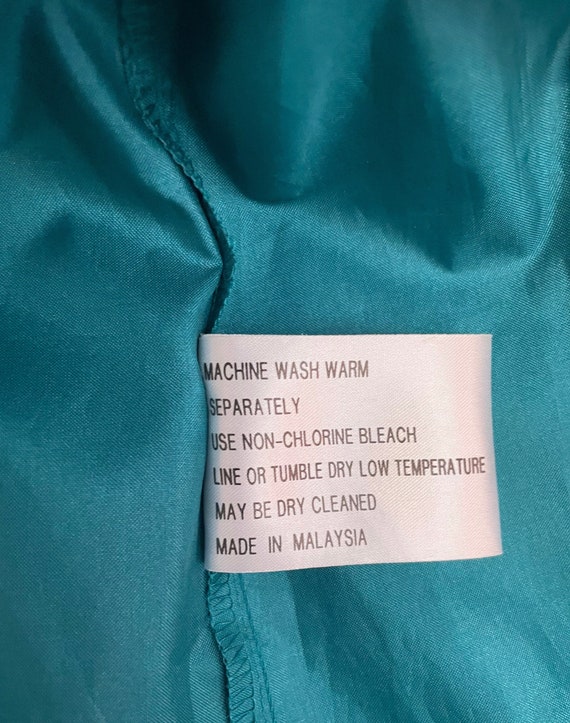 Wippette Rainsport~ Women Size 16 Turquoise Jacket - image 10