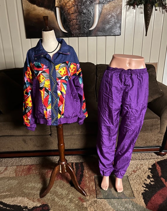 Chaver • Vintage • 1990’s • Purple/Blue • Medium •