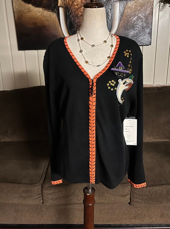 Berek~ Vintage (1990’s) Size Large Halloween Cardi