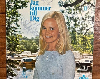 Evie Tornquist Jag Kommer Til Dig ~ Vintage (1973) ~ Ibra Suecia Vinilo ~ Firmado ~ Raro