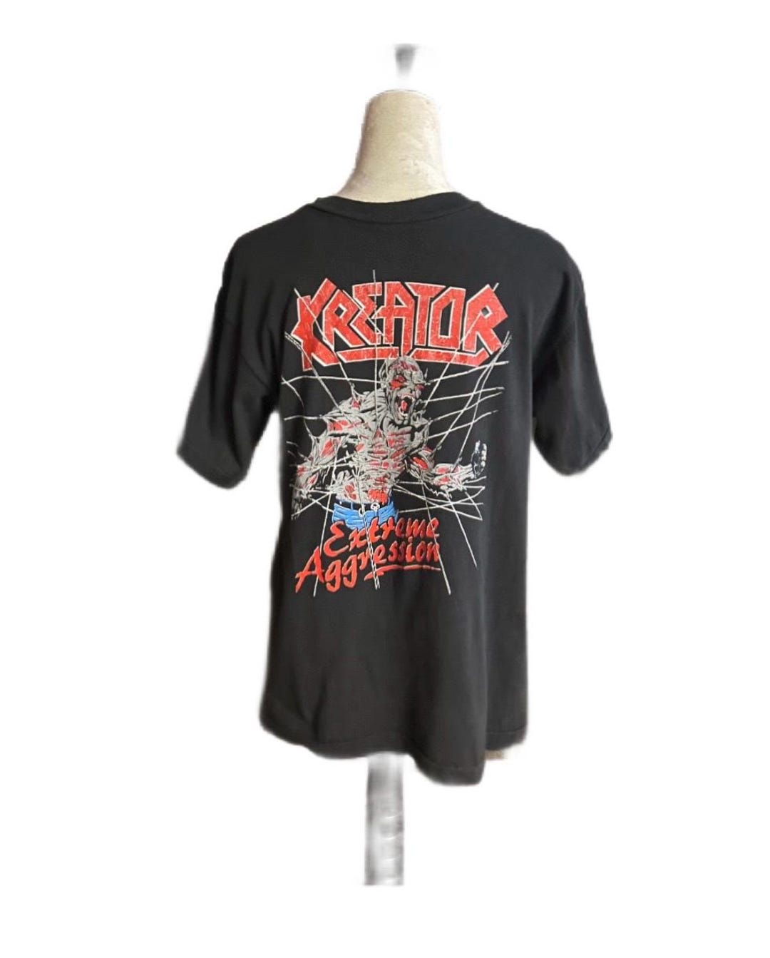 Kreator Extreme Aggression ~ Men's Medium ~ Vintage (1989) ~ Black