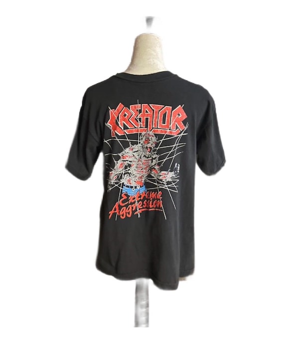 Kreator Extreme Aggression ~ Men's Medium ~ Vintage (1989) ~ Black