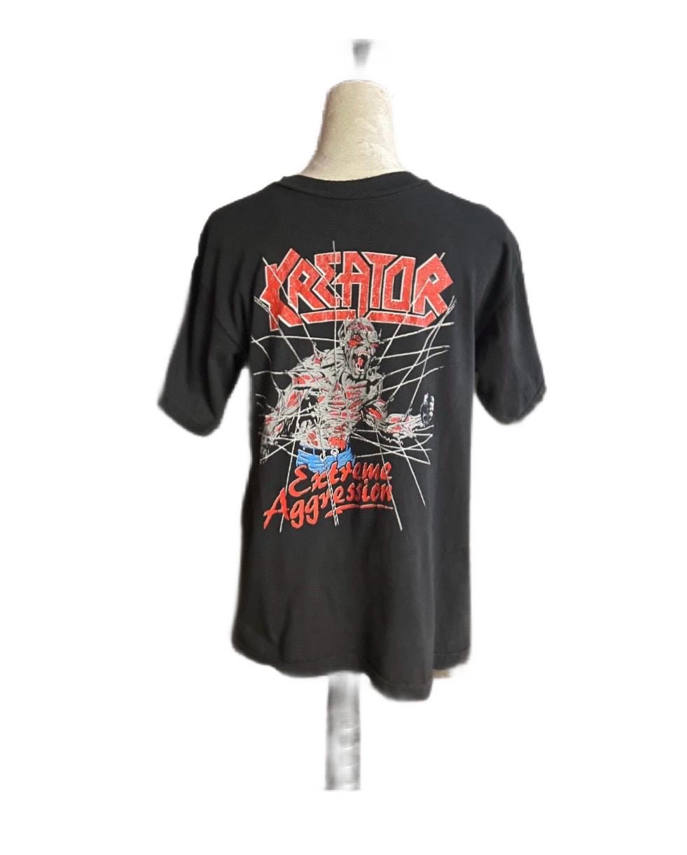 Kreator Extreme Aggression ~ Men's Medium ~ Vintage (1989) ~ Black