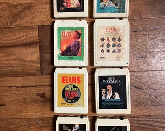 Elvis Presley • 8 -Tracks • 8 Pieces • 1950- 1960’s • Music