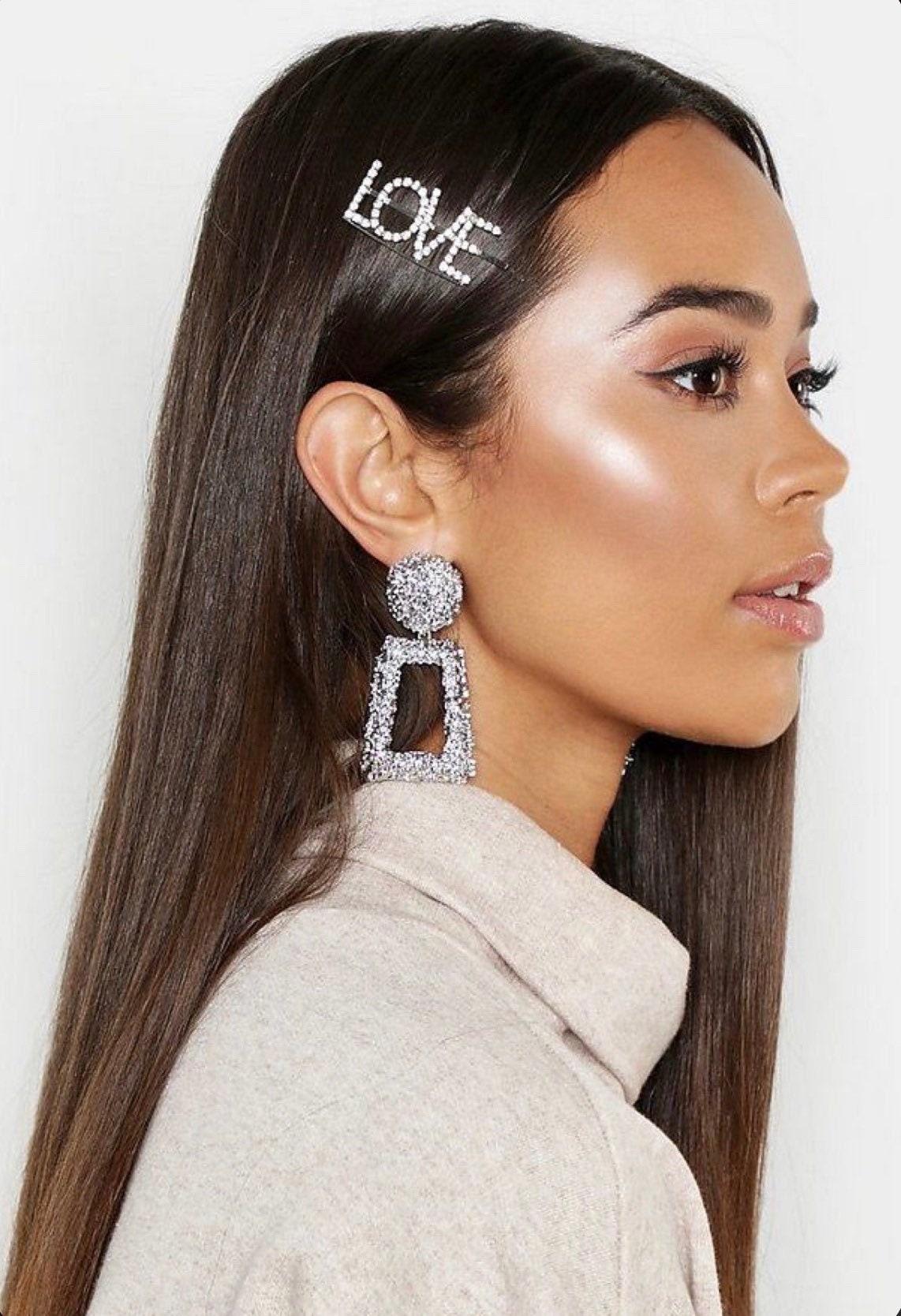Diamond hair slides sale