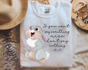 Grey Rabbit Inspired PNG | Cute Cartoon Animal Sublimation Design | Digital Download
