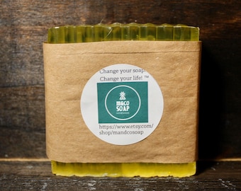 Citrus Hemp, Qty 2 Soap Bars, Vegan, Gluten Free, Paraben Free, Handmade