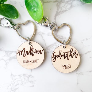 Madrina Key Chain | Engraved Godmother Keychain| Madrina Gift | Madrina Proposal | God Mother Gift | Best Madrina Ever | Keychain