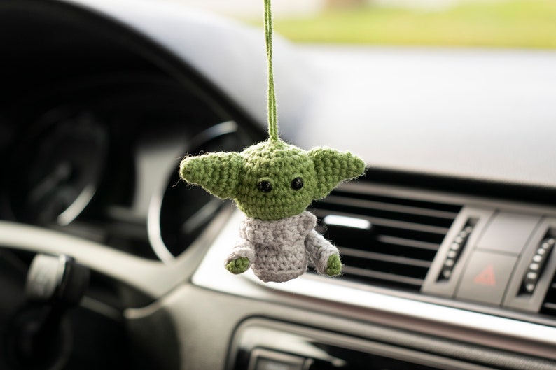Baby Yoda Car Accessories/ car hanging /miniature baby Etsy
