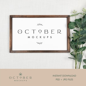 Wood Sign Mockup | Farmhouse Sign Mockup | Frame Mock up | Welcome sign mockup | Sublimation blanks | Mockup background | Wood Frame mockup