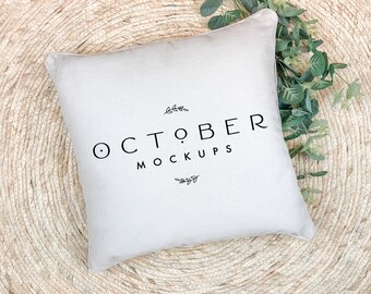 Cushion mockup | Etsy Pillow Mock Up | GraphicRiver