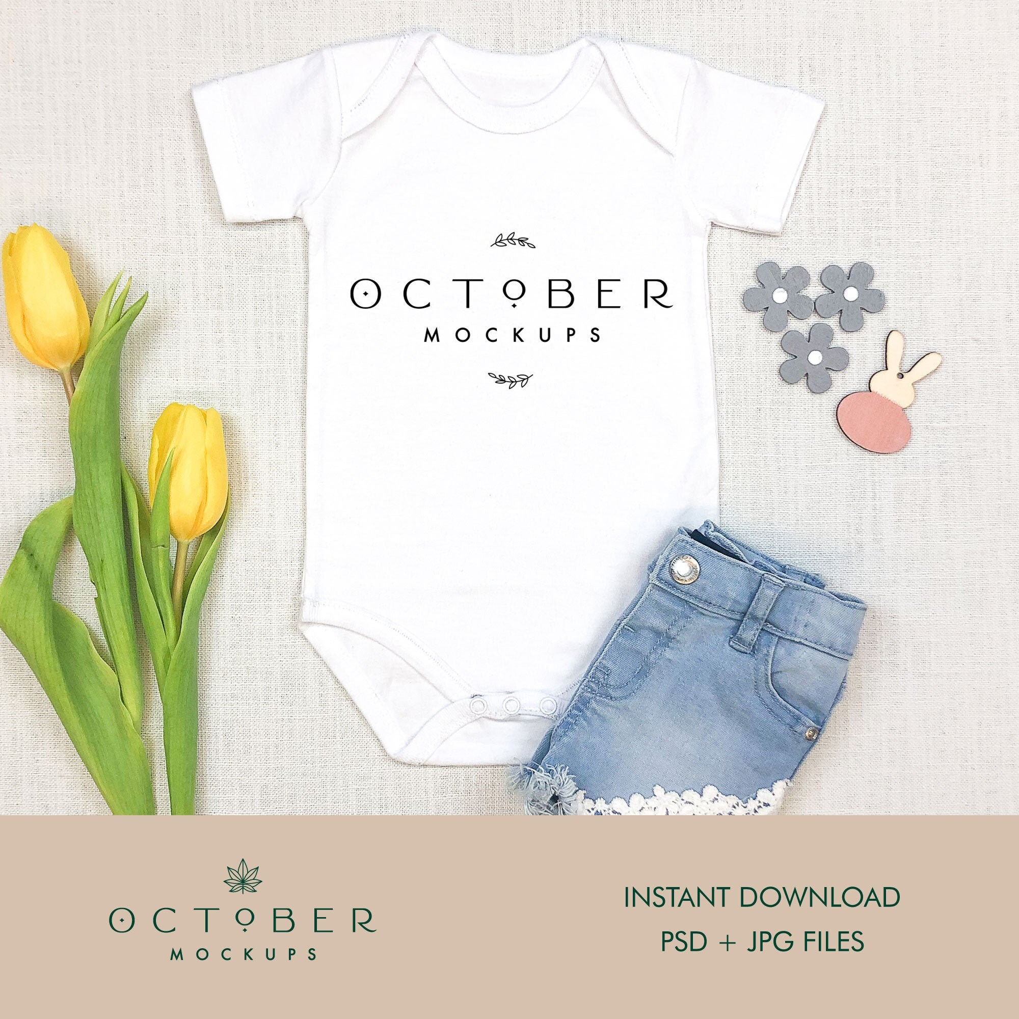 Download Easter Mockup Baby Mockup Sublimation Blanks Mockup Etsy