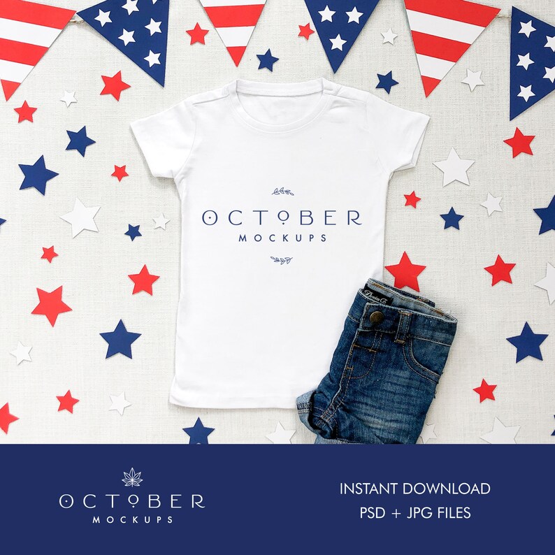 Download 4th of July Mockup T-shirt Fourth of July Kids Sublimation ...