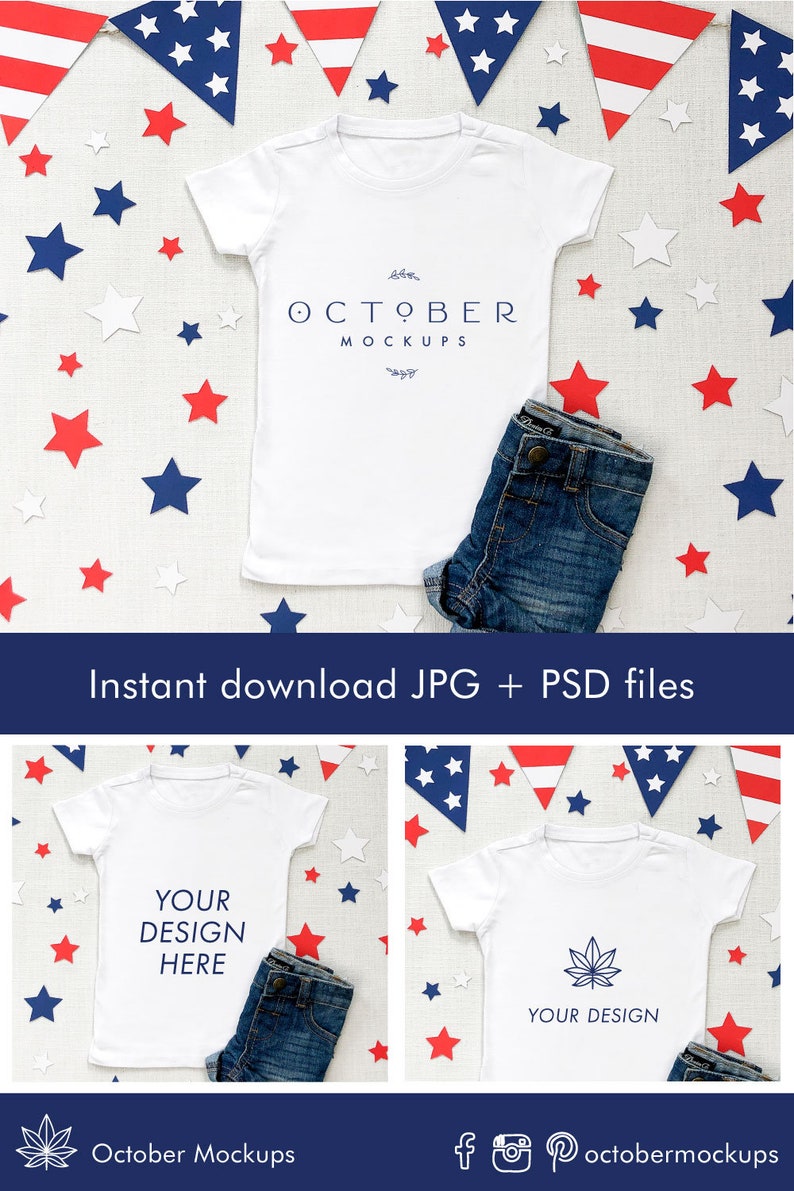Download 4th of July Mockup T-shirt Fourth of July Kids Sublimation ...